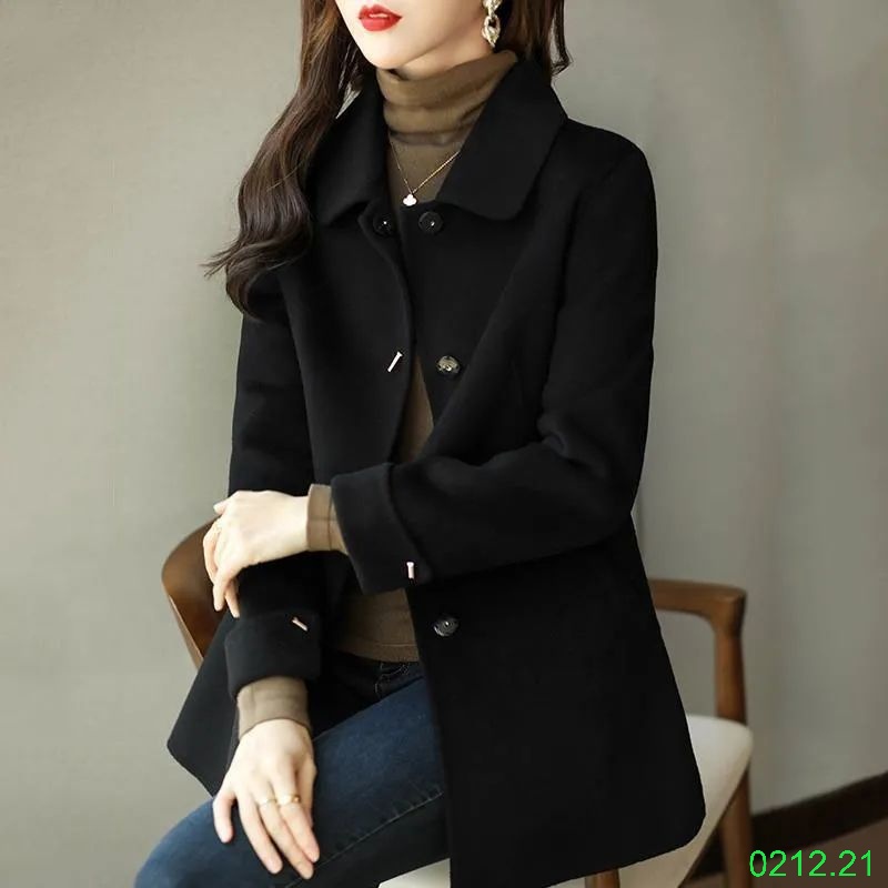 25HA0212.21 - ÁO KHOÁC DẠ DÁNG LỬNG CHO NỮ