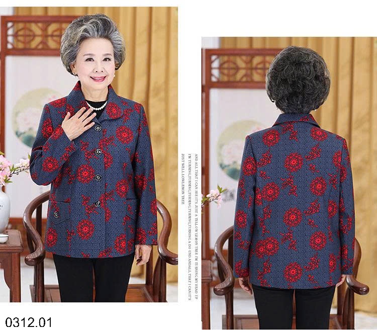 25HA0312.01 - ÁO KHOÁC TRUNG NIÊN TẶNG MẸ, TẶNG BÀ