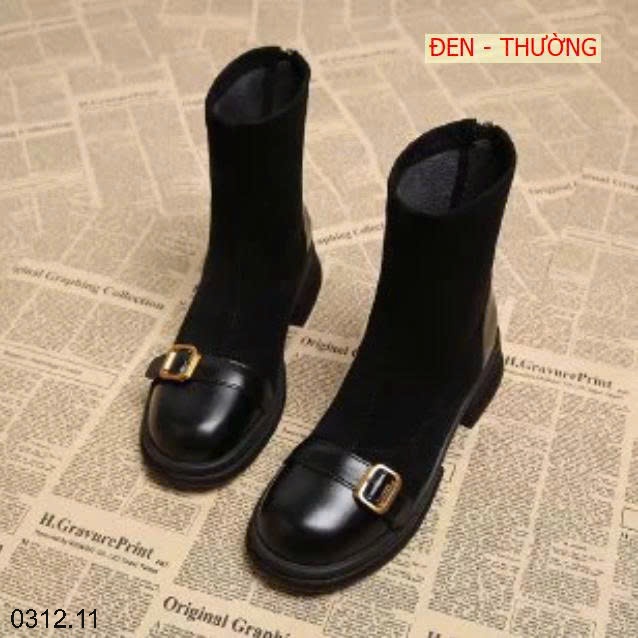 25HA0312.11 - GIÀY BỐT CHELSEA THANH LỊCH NỮ