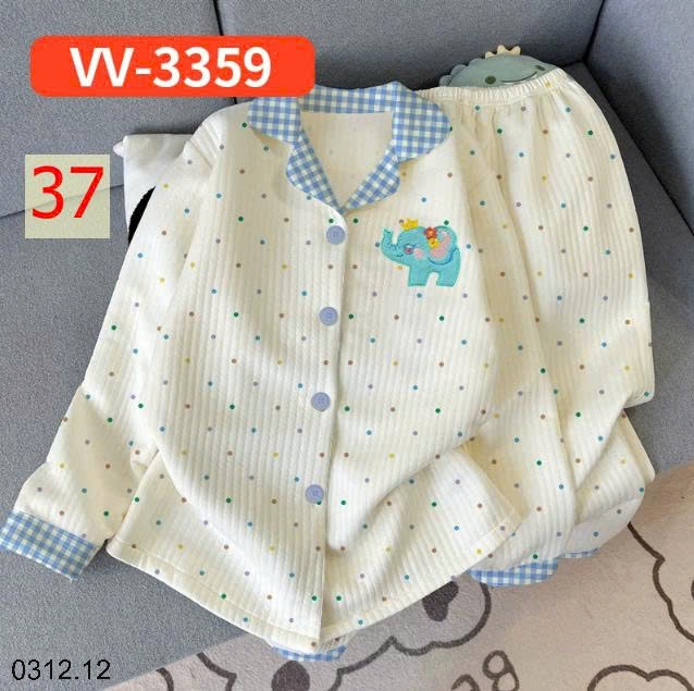 25HA0312.12 - BỘ PIZAMA MẶC NHÀ DÀY DẶN MÙA ĐÔNG