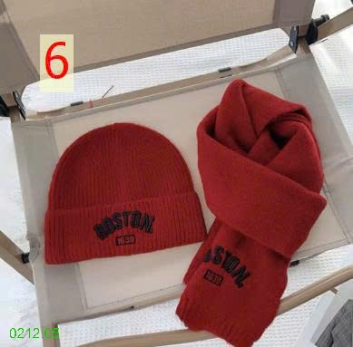 25HA0212.05 - SET KHĂN VÀ MŨ LEN BOSTON CHO BÉ