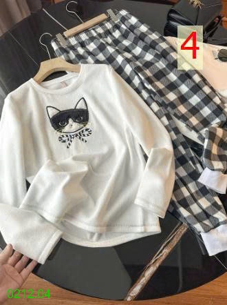 25HA0212.04 - BỘ NGỦ HOẠ TIẾT DỄ THƯƠNG NỮ