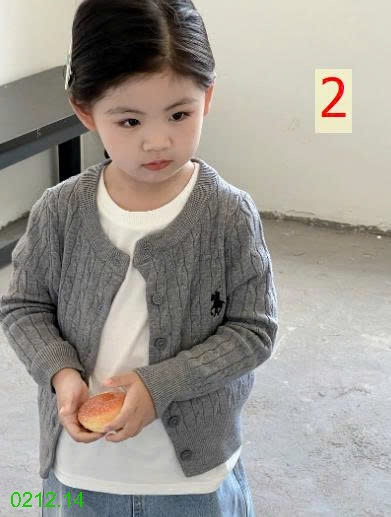 25HA0212.14 - ÁO CARDIGAN BÉ GÁI XINH YÊU