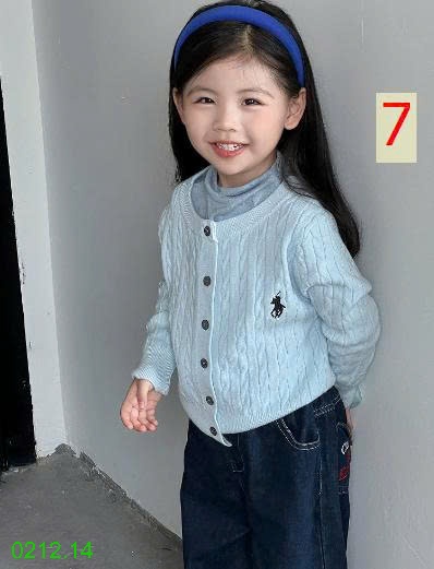 25HA0212.14 - ÁO CARDIGAN BÉ GÁI XINH YÊU