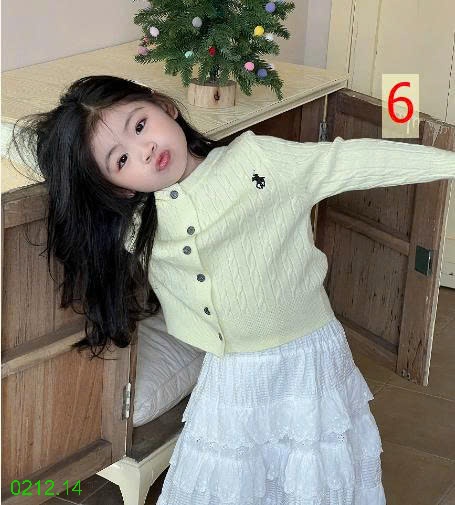 25HA0212.14 - ÁO CARDIGAN BÉ GÁI XINH YÊU