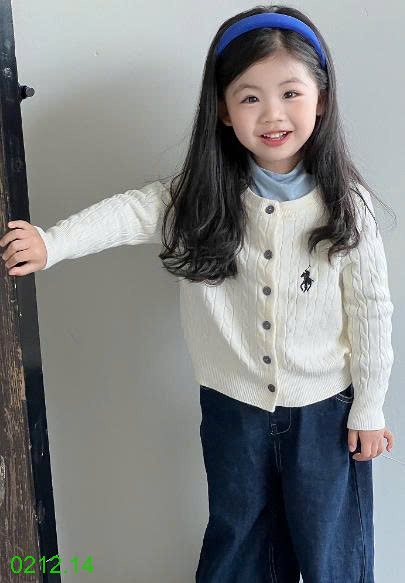 25HA0212.14 - ÁO CARDIGAN BÉ GÁI XINH YÊU