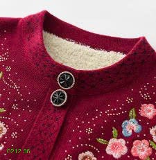 25HA0212.06 - CARDIGAN LÓT LÔNG DÀY CHO MẸ