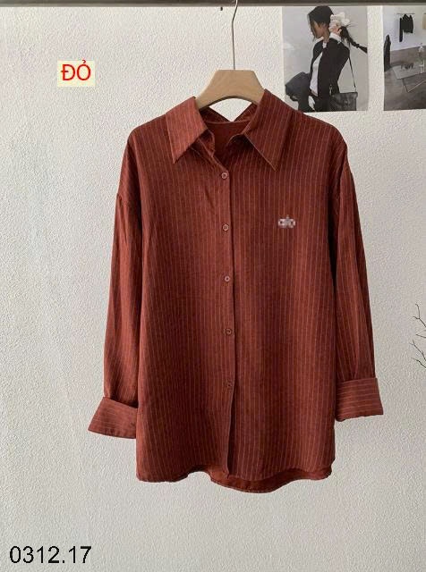 25HA0312.17 - ÁO SƠ MI KẺ CHO NỮ