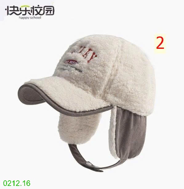 25HA0212.16 - MŨ LÔNG KÈM BỊT TAI BÉ YÊU