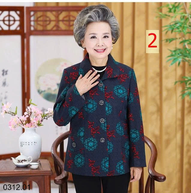 25HA0312.01 - ÁO KHOÁC TRUNG NIÊN TẶNG MẸ, TẶNG BÀ
