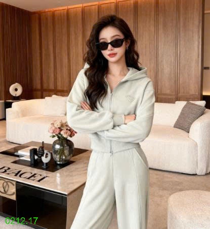 25HA0212.17 - BỘ NỈ MŨ TRÙM ĐẦU NỮ