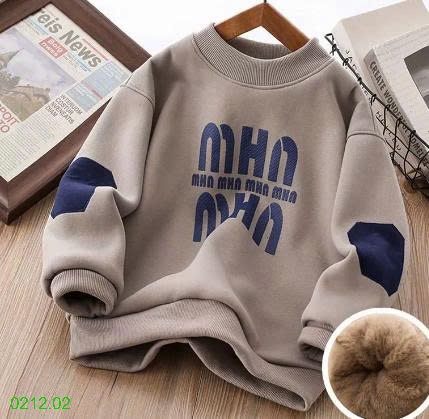 25HA0212.02 - ÁO NỈ LÓT LÔNG SIZE ĐẠI BÉ TRAI
