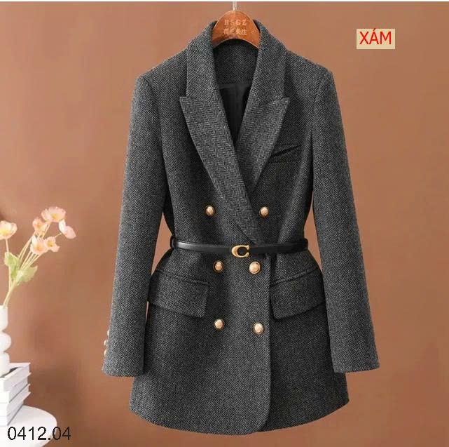 25HA0412.04 - ÁO VEST DẠ