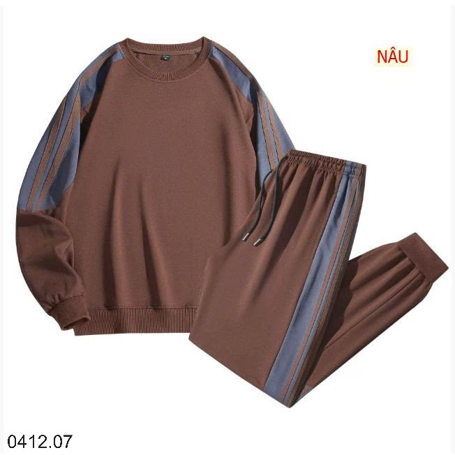 25HA0412.07 - BỘ NỈ THỂ THAO NAM