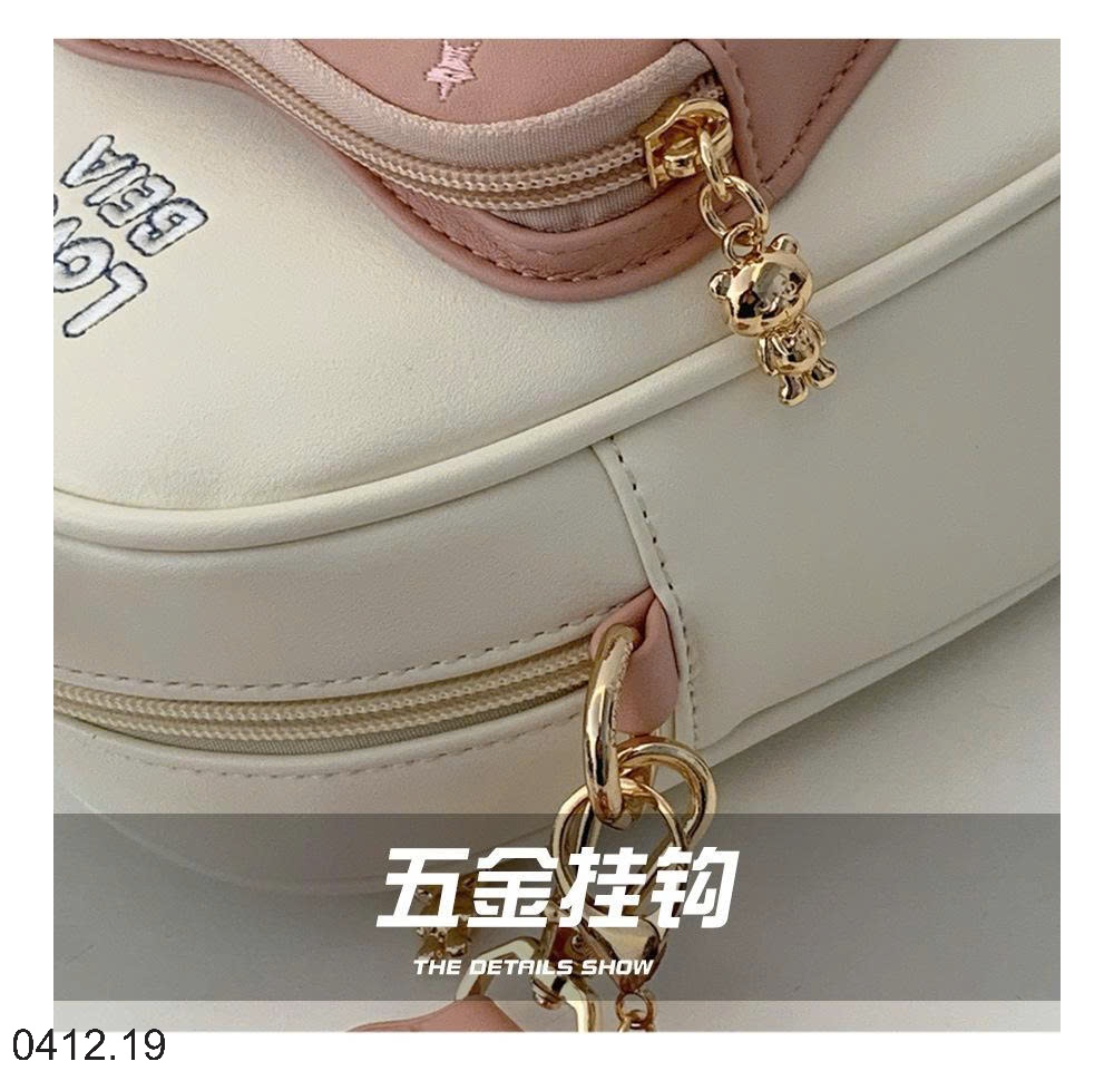 25HA0412.19 - TÚI ĐEO CHÉO TAI THỎ DỄ THƯƠNG BAOBAO