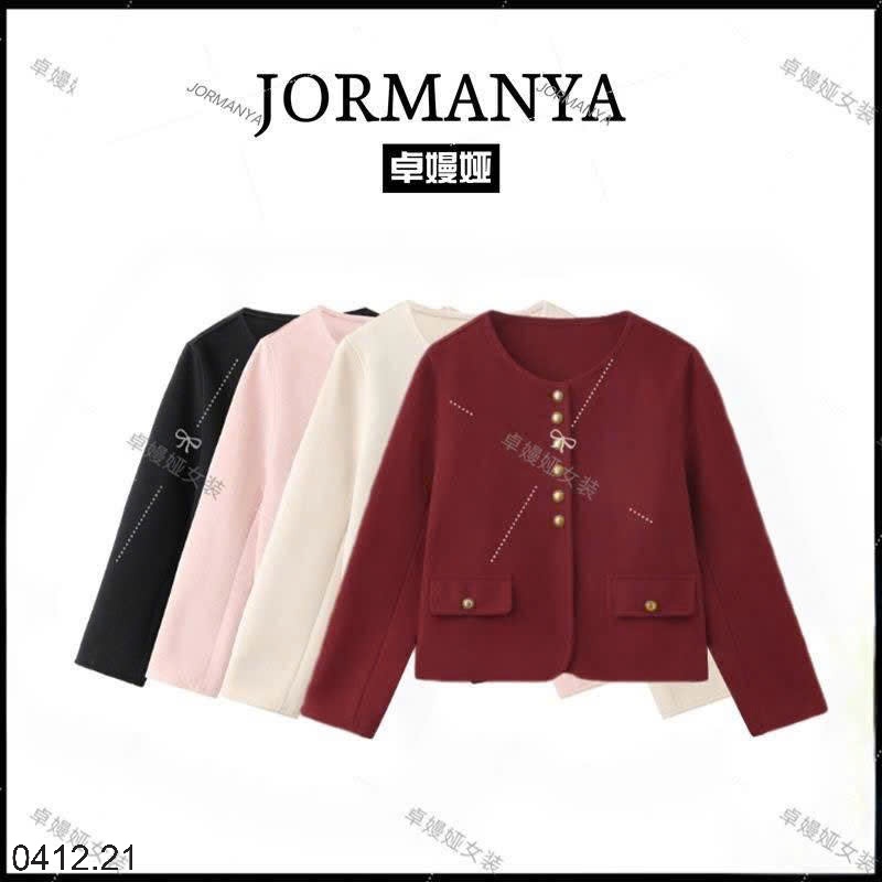 25HA0412.21 - ÁO DẠ JORMANYA FULL TÚI MÓC