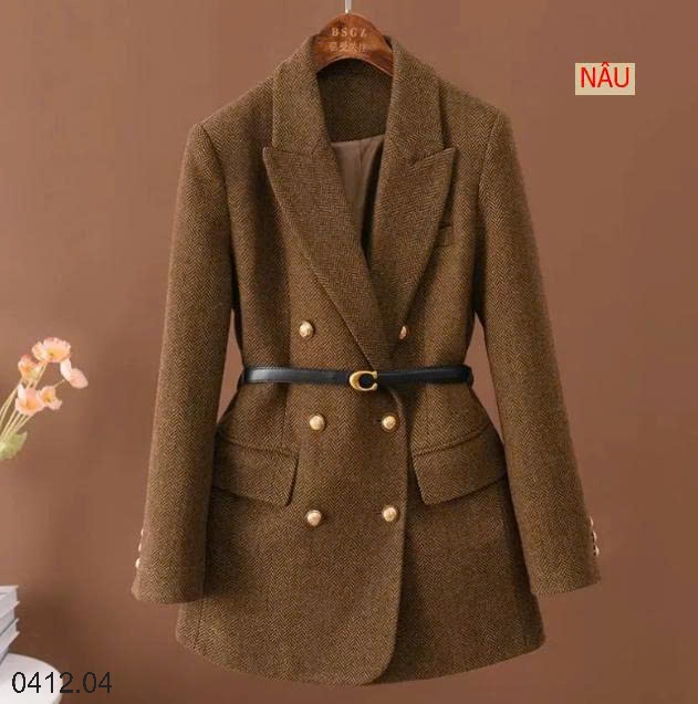 25HA0412.04 - ÁO VEST DẠ