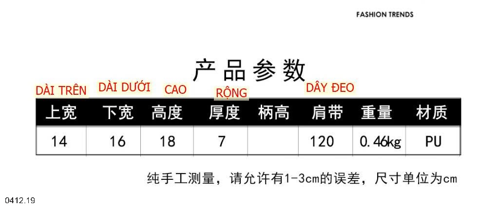 25HA0412.19 - TÚI ĐEO CHÉO TAI THỎ DỄ THƯƠNG BAOBAO
