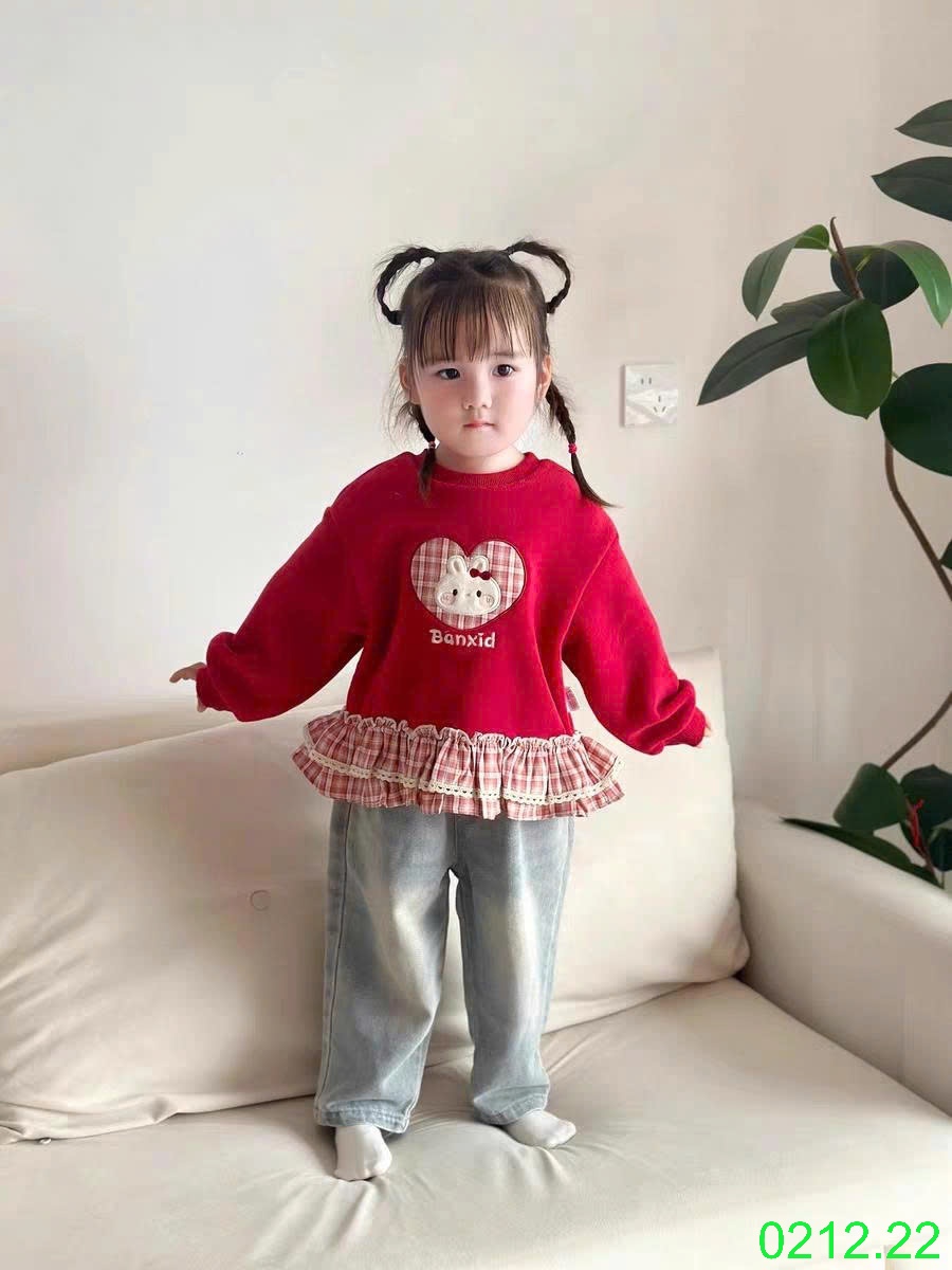 25HA0212.22 - ÁO NỈ LEMON LÓT LÔNG NINGLI BÉ GÁI