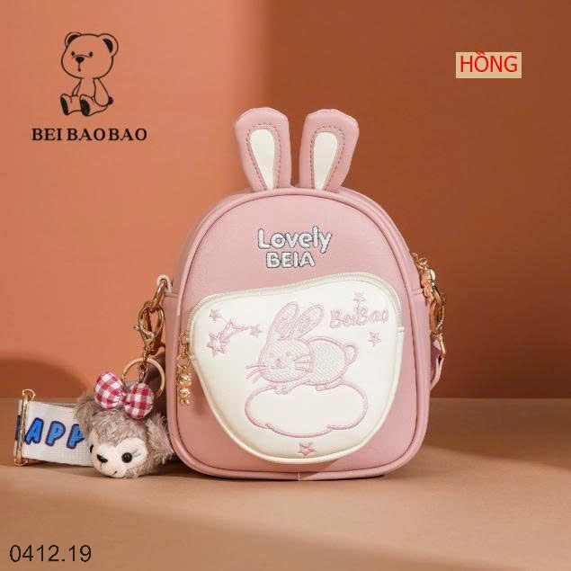 25HA0412.19 - TÚI ĐEO CHÉO TAI THỎ DỄ THƯƠNG BAOBAO