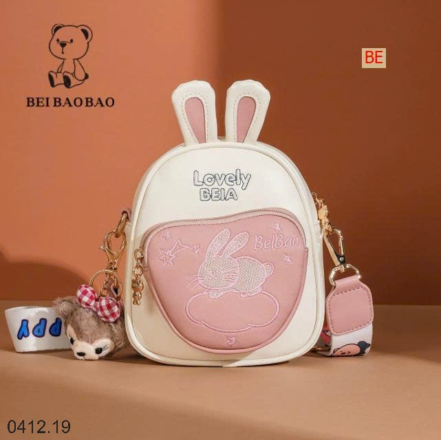 25HA0412.19 - TÚI ĐEO CHÉO TAI THỎ DỄ THƯƠNG BAOBAO