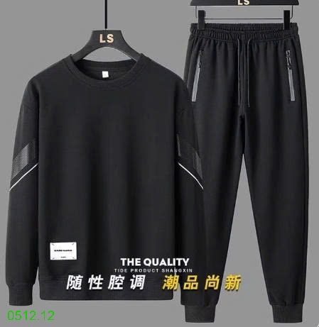 25HA0512.12 - BỘ NỈ THỂ THAO NAM
