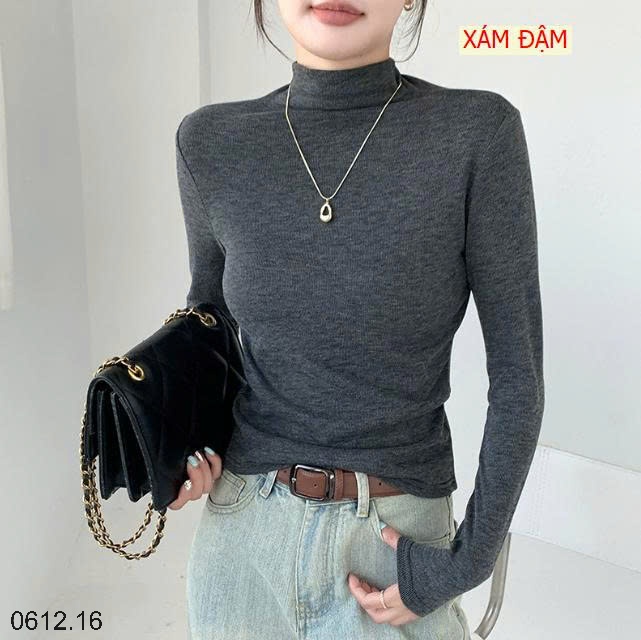 25HA0612.16 - ÁO THUN GIỮ NHIỆT CAO CỔ NỮ