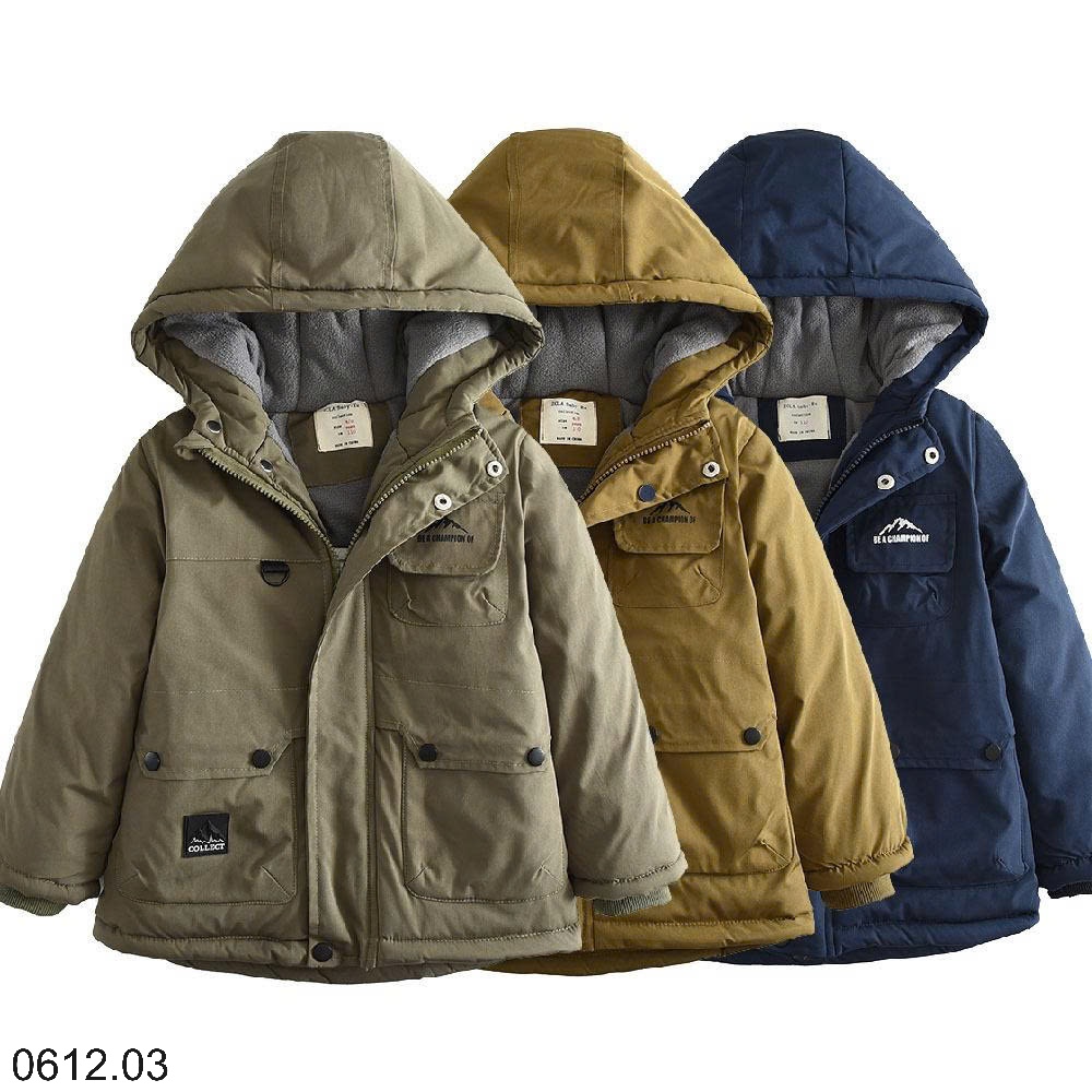 25HA0612.03 - ÁO PARKA TÔ CHÂU DÀY ẤM CHO BÉ YÊU