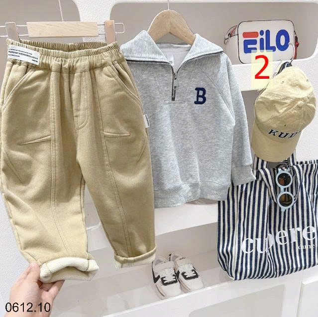 25HA0612.10 - QUẦN THÔ LÓT LÔNG KACADY BÉ TRAI