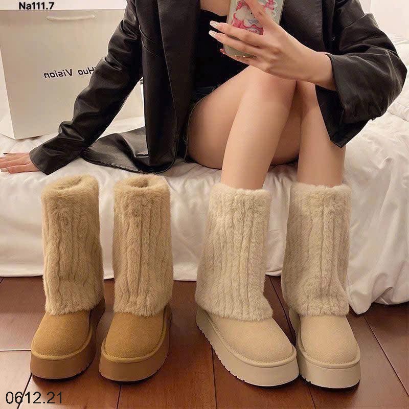 25HA0612.21 - BOOT CAO CỔ LÔNG NỮ