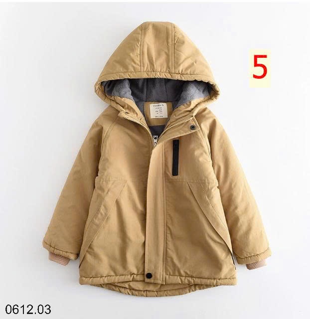25HA0612.03 - ÁO PARKA TÔ CHÂU DÀY ẤM CHO BÉ YÊU