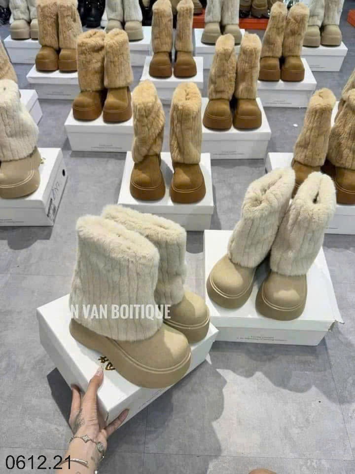 25HA0612.21 - BOOT CAO CỔ LÔNG NỮ