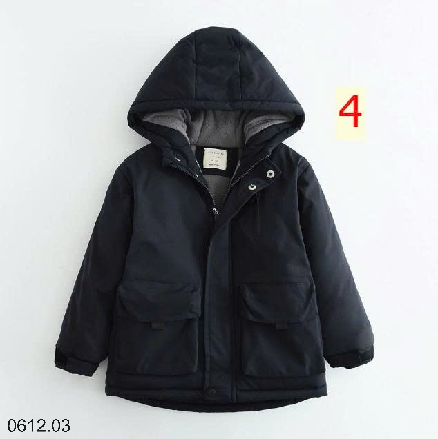 25HA0612.03 - ÁO PARKA TÔ CHÂU DÀY ẤM CHO BÉ YÊU