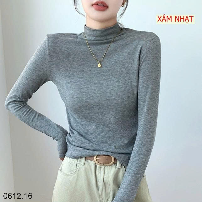 25HA0612.16 - ÁO THUN GIỮ NHIỆT CAO CỔ NỮ