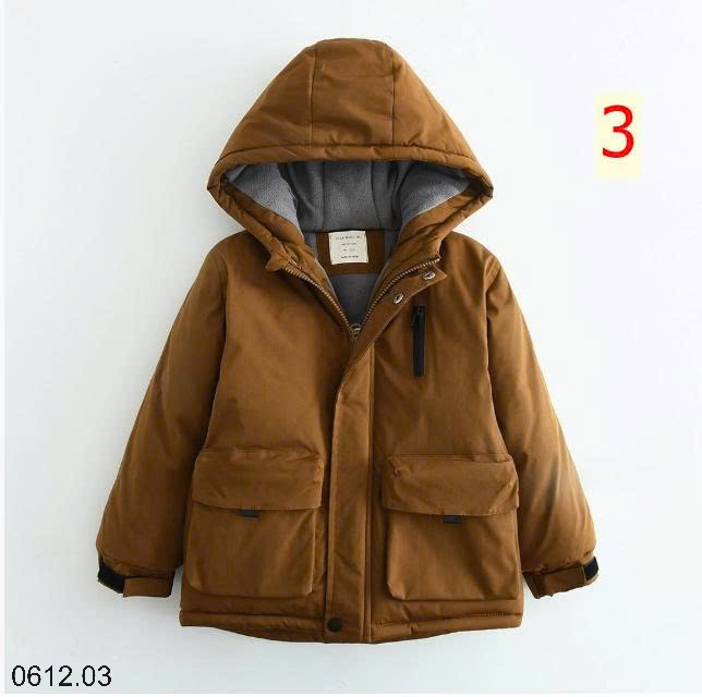 25HA0612.03 - ÁO PARKA TÔ CHÂU DÀY ẤM CHO BÉ YÊU