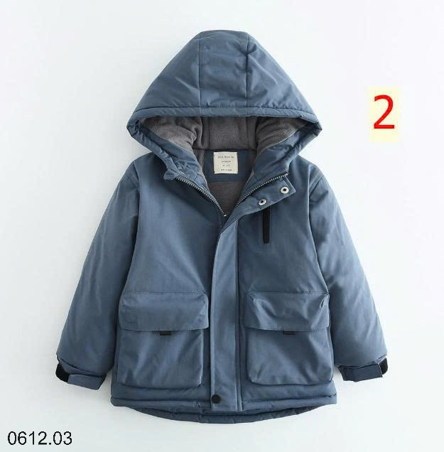 25HA0612.03 - ÁO PARKA TÔ CHÂU DÀY ẤM CHO BÉ YÊU
