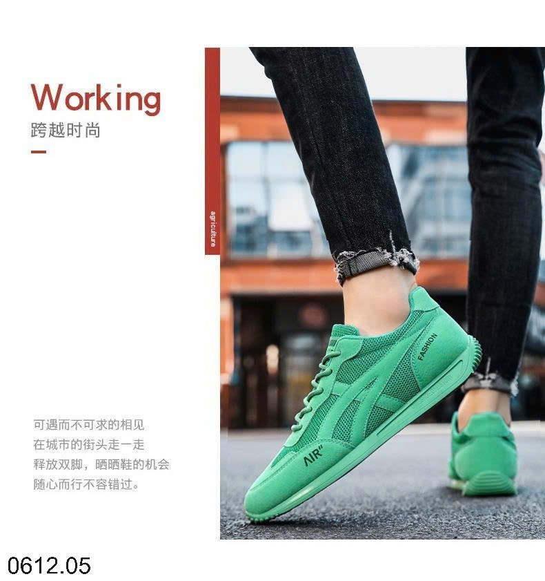 25HA0612.05 - GIÀY FASHION LƯỚI THOÁNG KHÍ NAM