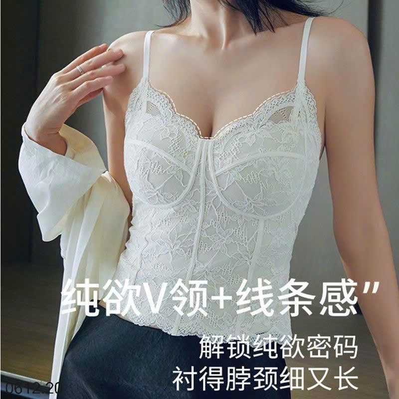 25HA0612.20 - ÁO REN 2 DÂY KÈM ĐỆM NGỰC