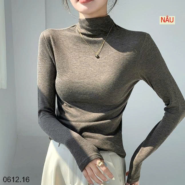 25HA0612.16 - ÁO THUN GIỮ NHIỆT CAO CỔ NỮ