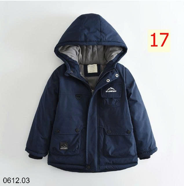 25HA0612.03 - ÁO PARKA TÔ CHÂU DÀY ẤM CHO BÉ YÊU