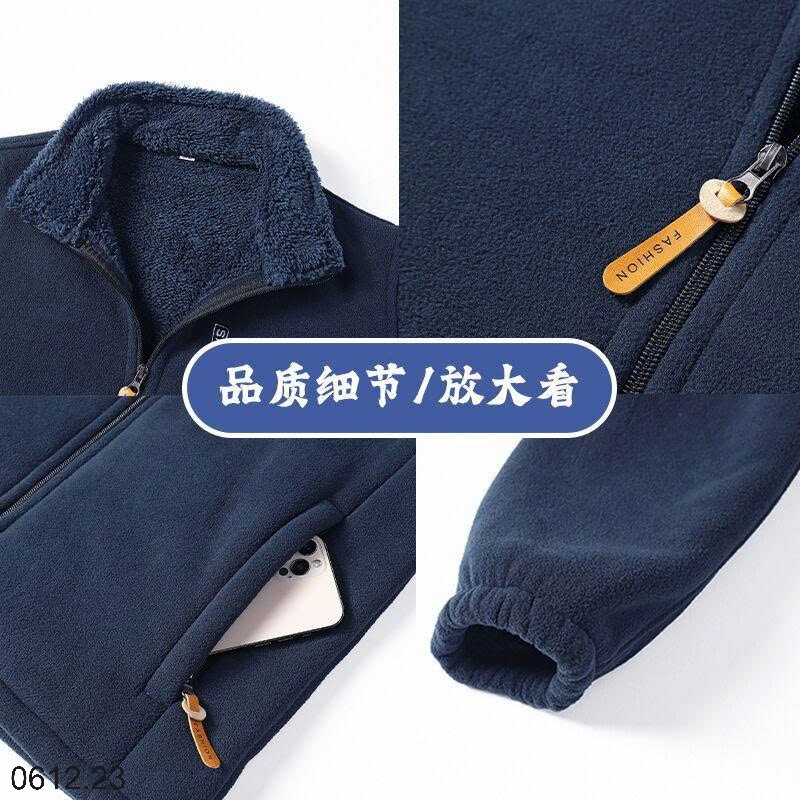 25HA0612.23 - ÁO KHOÁC LÔNG CỪU CHO NAM