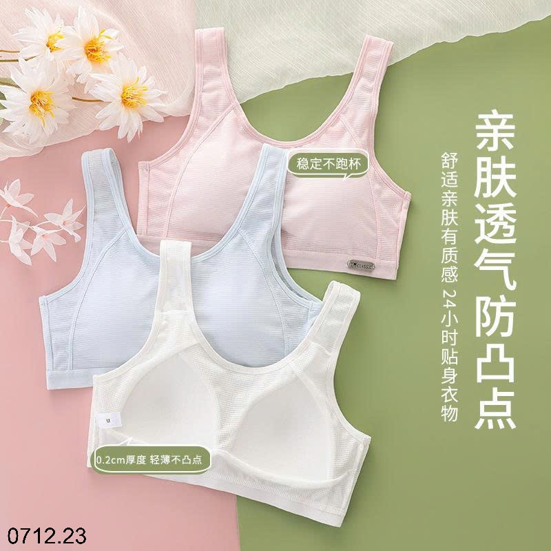 25HA0712.23 - SET 3 ÁO BRA CHO BÉ GÁI LỚN