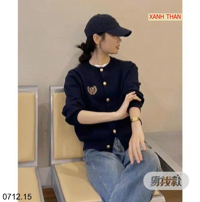 25HA0712.15 - ÁO CARDIGAN HAI MÀU CHO NỮ