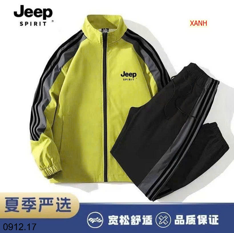25HA0912.17 - BỘ KHOÁC GIÓ THỂ THAO JEEP NAM