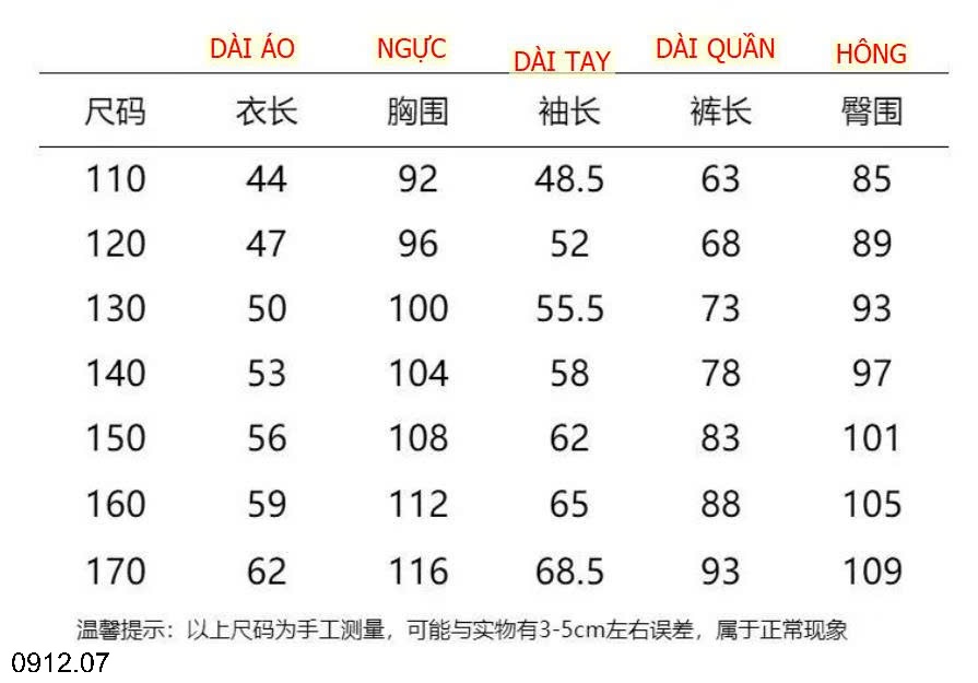 25HA0912.07 - BỘ NỈ CHỮ A SIZE ĐẠI BÉ GÁI