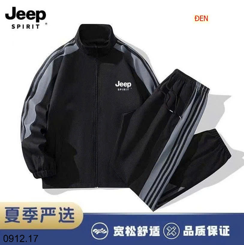 25HA0912.17 - BỘ KHOÁC GIÓ THỂ THAO JEEP NAM