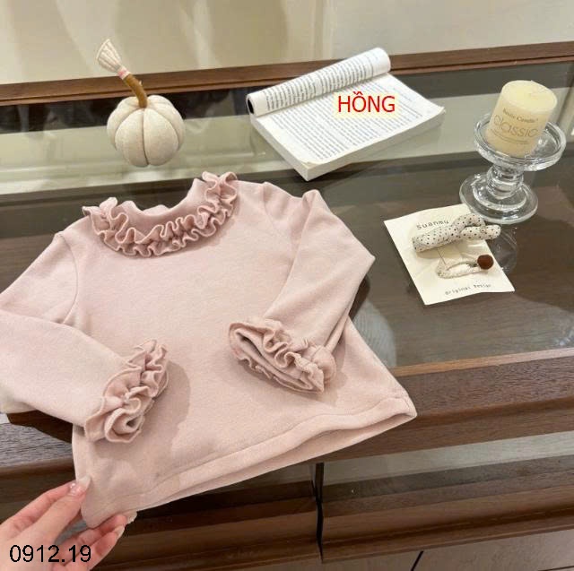 25HA0912.19 - ÁO THUN CỔ BÈO BÉ GÁI NINGLI