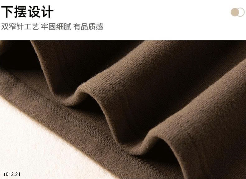 25HA1012.24 - ÁO NỈ GIỮ NHIỆT CỔ 3 PHÂN CHO NAM NỮ
