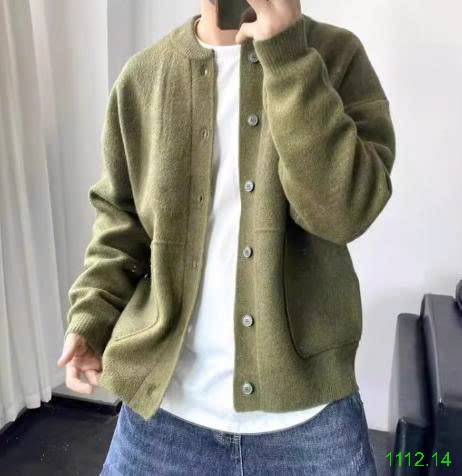 25HA1112.14 - ÁO LEN CARDIGAN NAM PHONG CÁCH MỚI