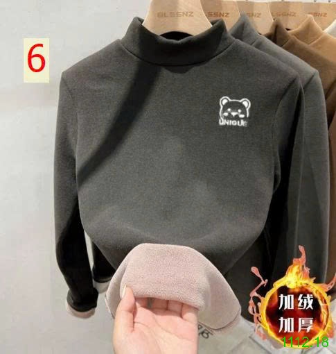 25HA1112.18 - ÁO NỈ GIỮ NHIỆT LÓT LÔNG CHO BÉ YÊU